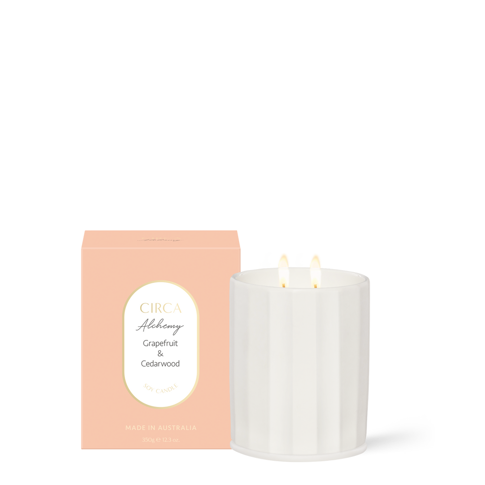 350g Candle  - Grapefruit & Cedarwood