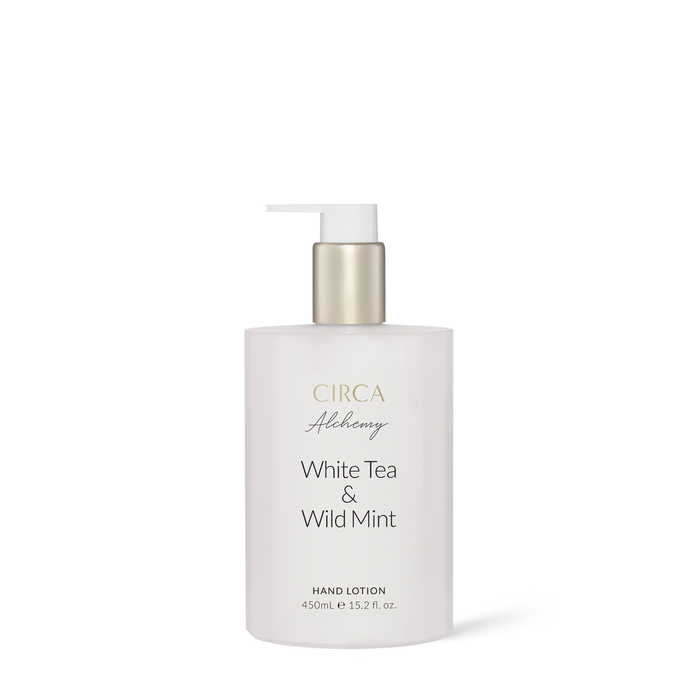 450mL Hand Lotion -  White tea & wild Mint