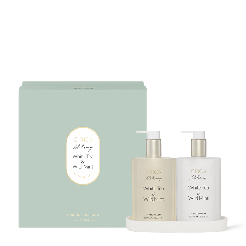 900mL Hand Care Duo - White Tea & Wild Mint