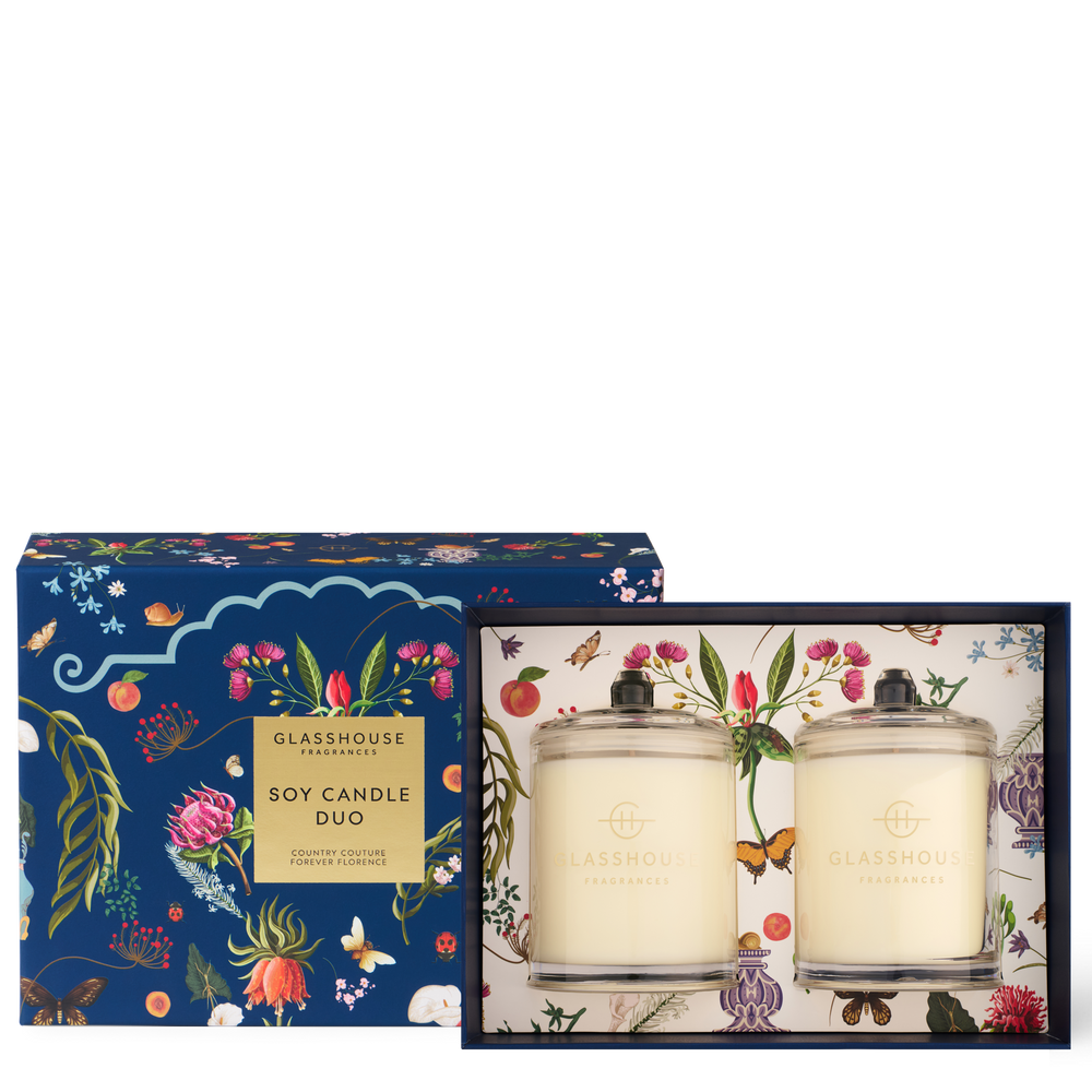 Soy Candle Duo - Country Couture & Forever Florence