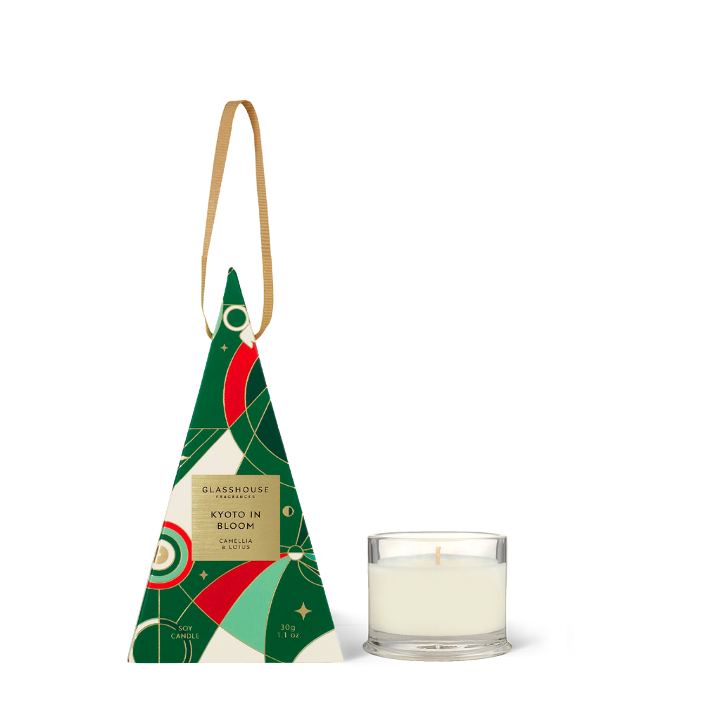 30g Christmas Bauble Candle - Kyoto In Bloom