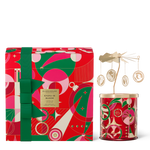 Candle with Spinning Carousel Gift Set - Kyoto in Bloom