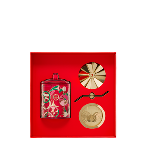 Candle with Spinning Carousel Gift Set - Kyoto in Bloom