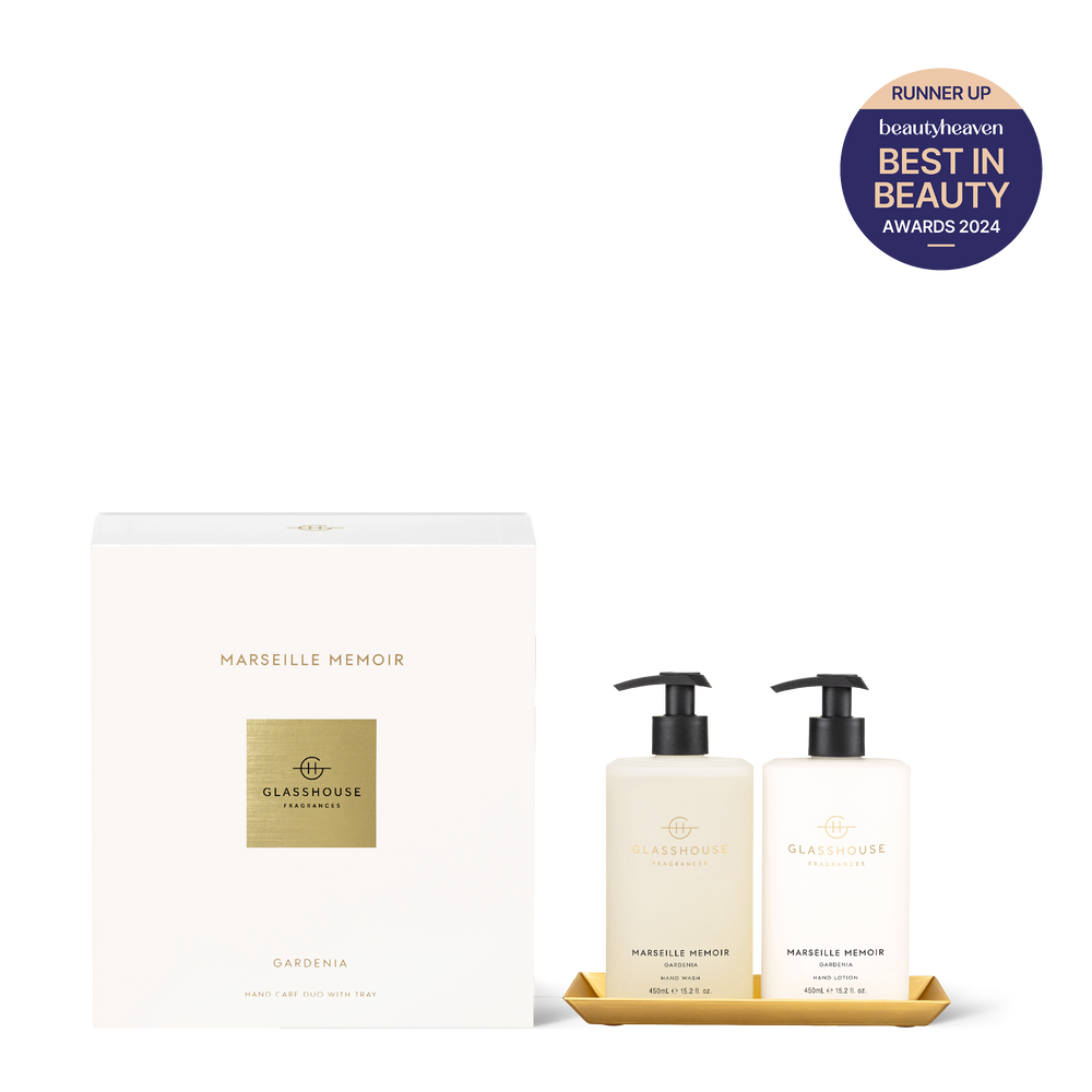 Marseille Memoir Gardenia Hand Care Duo with Tray