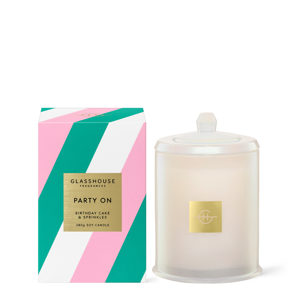 380g Candle - Sugar Coated - Party On