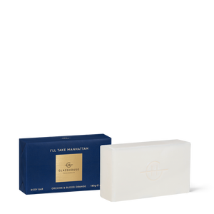 Glasshouse Fragrances I'll Take Manhattan Orchid and Blood Orange 180g Body Bar
