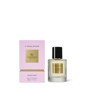 Glasshouse Fragrances A Tahaa Affair Vanilla Caramel 50mL Eau de Parfum spray with box