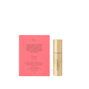 Glasshouse Fragrances Forever Florence Wild Peonies and Lily Twist and Spray Atomiser and refills with box - back of product shot